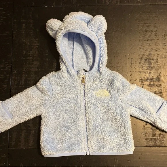 The North Face Blue Fleece Jacket Baby - Picture 3 of 5